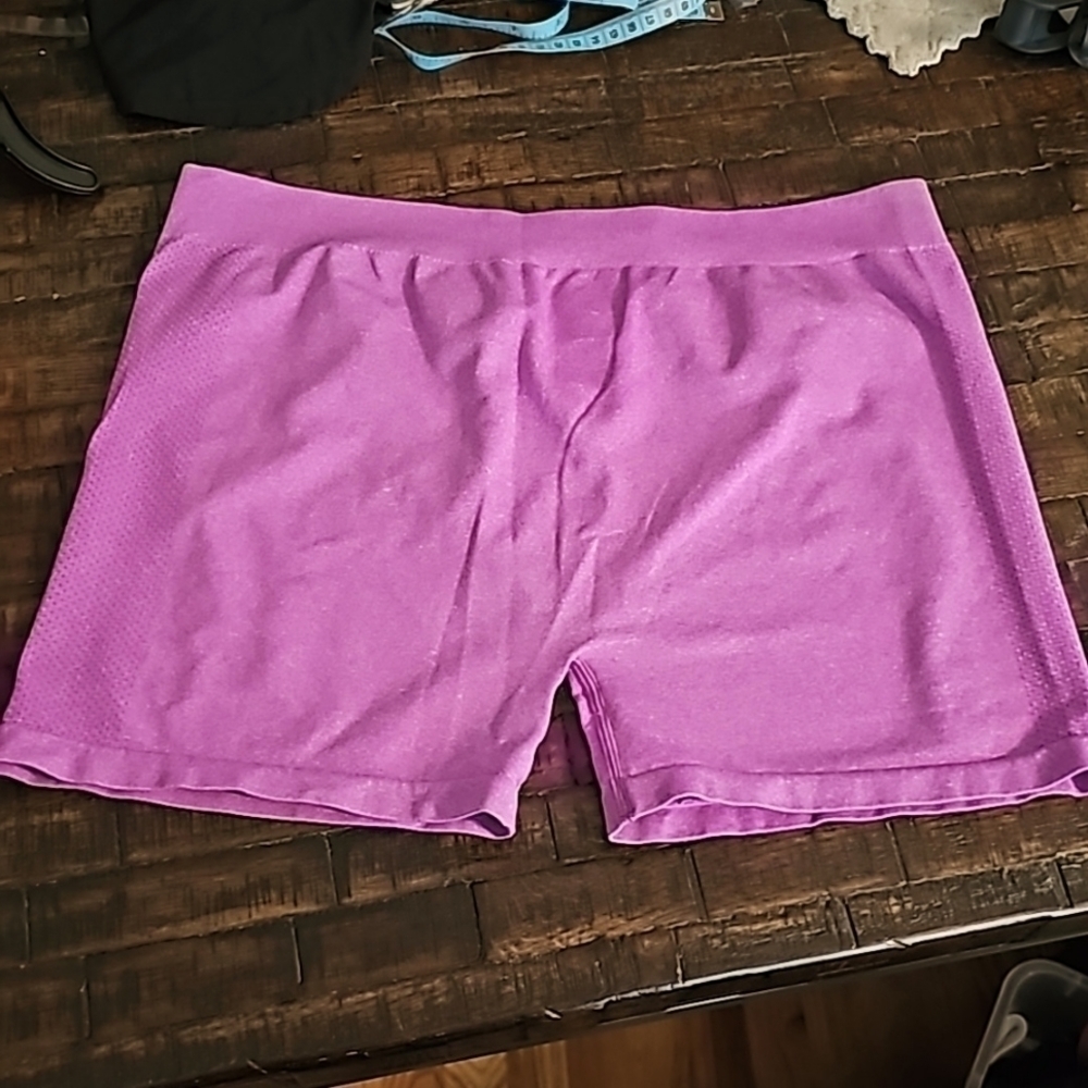 Bolle Fitted Light-weight Athletic Shorts, Pink Purple, Stretch, Size Large - Picture 2 of 5
